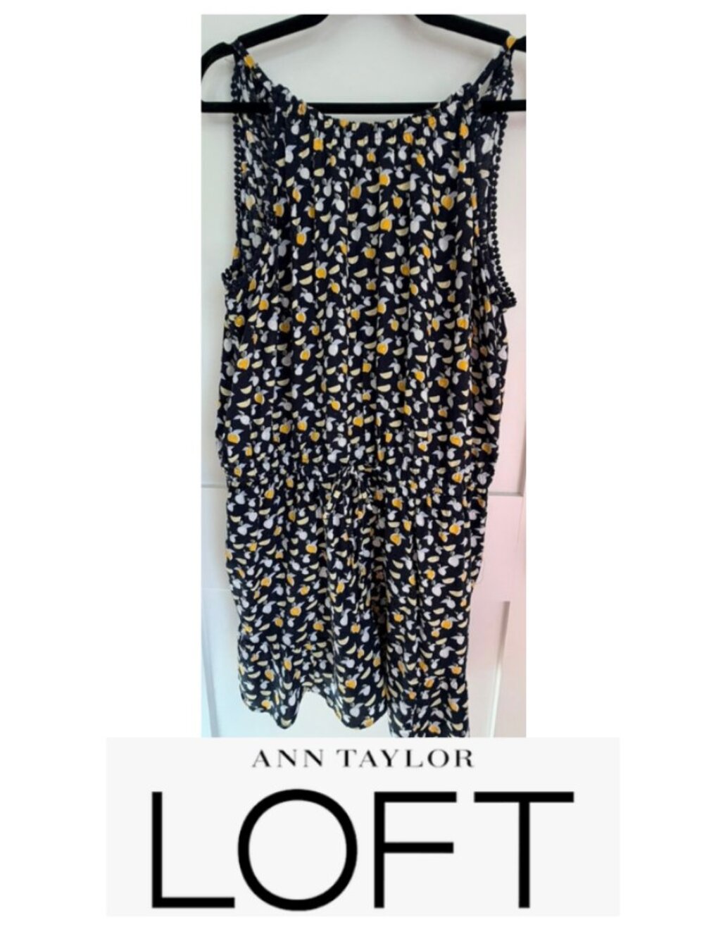 Ann Taylor Loft Lemon Romper - 14